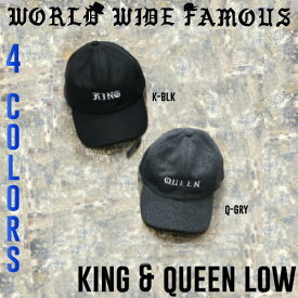 【WORLD WIDE FAMOUS】ワールドワイドフェイマス 2016/17winter&spring キャップ 帽子 メンズ レディース K&Q-LOW