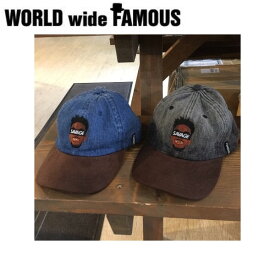 【WORLD WIDE FAMOUS】ワールドワイドフェイマス 2017 autumn＆winter 21 キャップ 帽子 メンズ レディース 2カラー