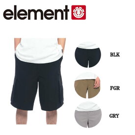 【ELEMENT】エレメント メンズ SHOD SHORTS CA_05 ウォークパンツ/ショートパンツ 半ズボン スケボー M/L/XL 3カラー【あす楽対応】