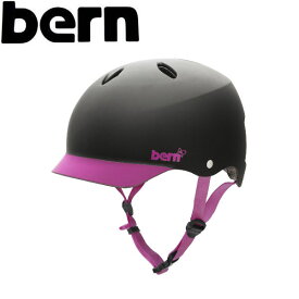 【若干の擦り傷・パッケージ破損有】【BERN】バーン Lenox summerモデル 耳あてなし レディースヘルメット スケート 女性向け M MtBlack