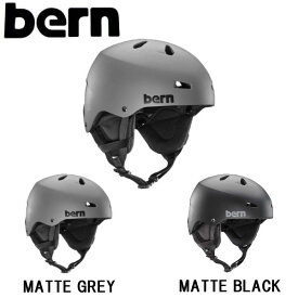 【BERN】バーン BERN TEAM MACON ヘルメット オールシーズンモデル 耳あてあり HARD HAT USサイズ表記XS-XL 2カラー ジャパンフィット skate スケート【正規品】