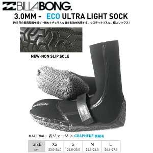 yBILLABONGzr{ 2023 T[tu[c ECO ULTRA LIGHT SOCK Y fB[X EFbgX[c Z~hC WETSUITx N XS/S/M/L 3mm