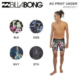 【BILLABONG】ビラボン 2023年春夏 メンズ AO PRINT UNDER インナー アンダーショーツ 水着 サーフィン プール アウトドア マリンスポーツ S/M/L 4カラー【正規品】