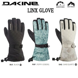 【DAKINE】ダカイン 2023/2024 LYNX GLOVE レディース 女性 スノーグローブ 5本指 スノーボード スノボー スキー 手袋 S/M/L 3カラー【正規品】【あす楽対応】