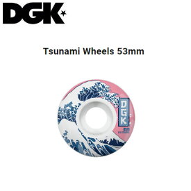 【DGK】ディージーケー Tsunami Wheels 53mm ストリート スケボー ウィール 4個1セット HIPHOP スケートボード 初心者 ビギナー【あす楽対応】