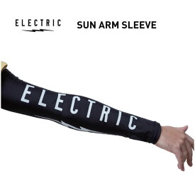 【ELECTRIC】エレクトリック 2024春夏 SUN ARM SLEEVE アームスリーブ アウトドア キャンプ S/M M/L ブラック【正規品】【あす楽対応】