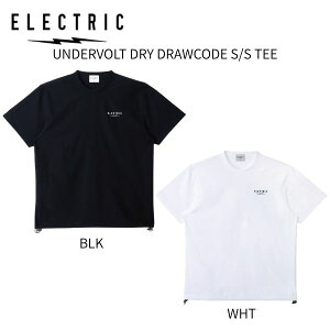 �yELECTRIC�z�G���N�g���b�N UNDERVOLT DRY DRAWCODE S/S TEE �����Y ���b�V���K�[�h ���� �h���CT�V���c �g�b�v�X UV�J�b�g �z������ �ڐG�⊴ �h����H �A�E�g�h�A �L�����v M/L/XL 2�J���[�y���K�i�z