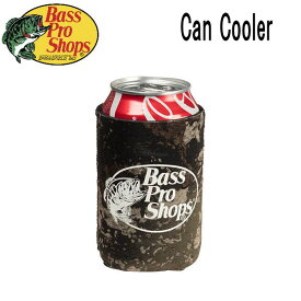 【Bass Pro Shops】バスプロショップス Logo TrueTimber Can Cooler ボトルホルダー カバー ドリンク ケース フィッシング アウトドア