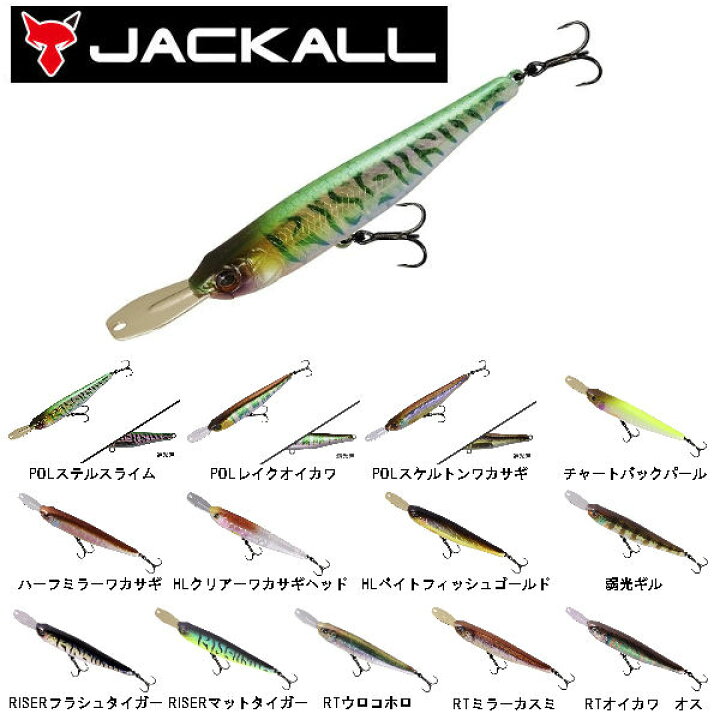 楽天市場 Jackall ジャッカル Riser Bait 007r ライザーベイト 疑似餌 釣り フィッシング ハード ルアー ミノー シャッド トップウォーター 70mm 8 2g あす楽対応 Surf Snow ５４ｔｉｄｅ
