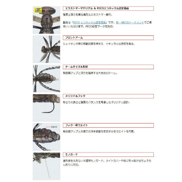 楽天市場 Evergreen エバーグリーンgizmo ギズモ 4cm 3 0g Flating 浮くスモラバ 虫パターン 提灯釣り ワーム バス フィッシング アウトドア 正規品 Surf Snow ５４ｔｉｄｅ
