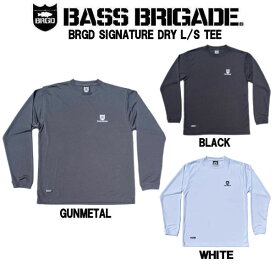 【BASS BRIGADE】バスブリゲード 2023春夏 BRGD SIGNATURE DRY TEE メンズ Tシャツ 速乾 半袖 アウトドア フィッシング 釣り ティーシャツ M/L/XL 3カラー