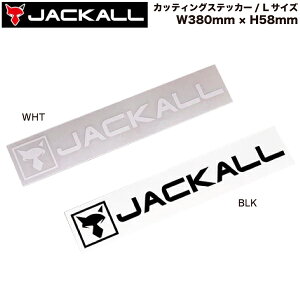 yJACKALLzWbJ CUTTING STICKER L ` JbeBOXebJ[ V[ ނ tBbVO AEghA Lv oXނ W380mm×H58mm 2J[yKiz