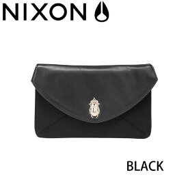 【NIXON】ニクソン2014秋冬/PAR AVION CLUTCH レディースショルダーバッグ クラッチバッグ/BLACK/