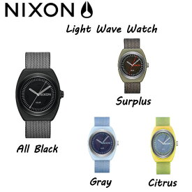 【NIXON】ニクソン Light-Wave ウォッチ ライトウェーブ サスティナブルモデル メンズ レディース ユニセックス 腕時計 正規品【あす楽対応】