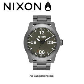 【NIXON】ニクソン/THE CORPORAL SS コーポラル メンズ レディース ウォッチ アナログ 腕時計/All Gunmetal/Slate【送料無料】【あす楽対応】