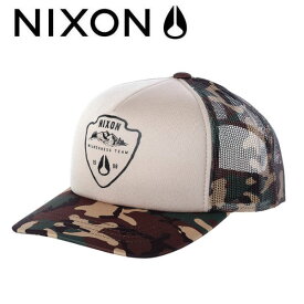 【NIXON】ニクソン Good Times Trucker Hat メンズ レディース メッシュキャップ スナップバック 帽子 WOODLAND CAMO カモ柄 FREE サイズ【あす楽対応】