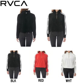 【RVCA】ルーカ 2019春夏 LILY DA RVCA レディース ジップアップ 長袖トップス パイル生地 XS・S 3カラー