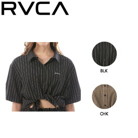 【RVCA】ルーカ 2019春夏 CHARLIE CHEF SS レディース 半袖 ショートスリーブシャツ トップス XS・S 2カラー