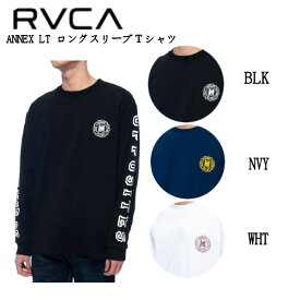 【RVCA】ルーカ ANNEX LT メンズ Tシャツ 長袖 トップス ロンT スケートボード ストリート サーフ アウトドア キャンプ S/M/L 3カラー【正規品】