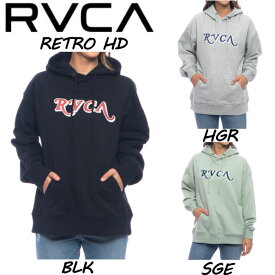 RVCA ルーカ RVCA レディース RETRO HD パーカー【2021年冬モデル】トップス サーフィン スケートボード 長袖 XS/S 3カラー【正規品】