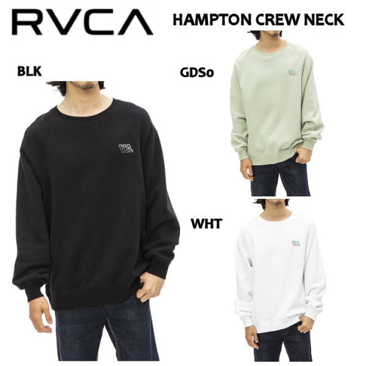 楽天市場】【RVCA】ルーカ 2022秋冬 HAMPTON CREW メンズ トレーナー  