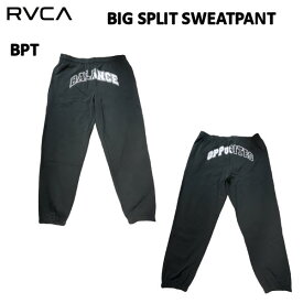 【RVCA】ルーカ BIG SPLIT SWEATPANT メンズ スウェットパンツ ボトムス 長ズボン ストリート スケートボード アウトドア キャンプ フィットネス ジム 運動 S/M/L【正規品】