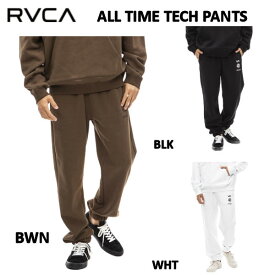 【RVCA】ルーカ ALL TIME TECH PANTS メンズ スウェットパンツ ボトムス 長ズボン ストリート スケートボード アウトドア キャンプ フィットネス ジム 運動 S/M/L/XL 3カラー【正規品】