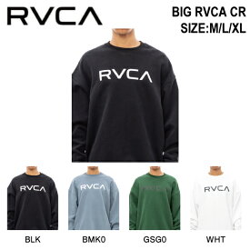 【RVCA】ルーカ 2023秋冬 メンズ BIG RVCA CR トレーナー スウェット 長袖 トップス スケートボード サーフィン ストリート M/L/XL 4カラー【正規品】【あす楽対応】