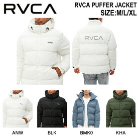 【RVCA】ルーカ 2023秋冬 メンズ RVCA PUFFER JACKET ジャケット アウター トップス スケートボード サーフィン ストリート M/L/XL 4カラー【正規品】