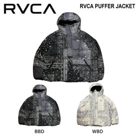 【RVCA】ルーカ 2023秋冬 メンズ RVCA PUFFER JACKET ダウンジャケット 厚手 アウター トップス スケートボード サーフィン ストリート M/L/XL 2カラー【正規品】