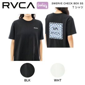 【RVCA】ルーカ 2023春夏 レディース SWERVE CHECK BOX SS Tシャツ 半袖 トップス S/M/L 2カラー【正規品】【あす楽対応】
