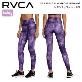 【RVCA】ルーカ 2023春夏 レディース VA ESSENTIAL WORKOUT LEGGINGS レギンス スパッツ トレーニング ジム ヨガ フィットネス S/M【正規品】