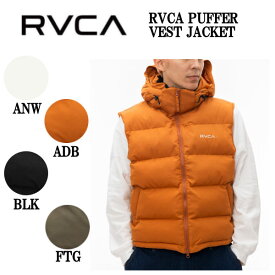 【RVCA】ルーカ 2024秋冬 メンズ BALANCE JACKET ダウンベスト 防寒 アウター カジュアル ストリート キャンプ アウトドア スケートボード スケボー M/L/XL 4カラー【正規品】