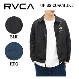 【RVCA】ルーカ 2024秋冬 メンズ UP SS COACH JKT コーチジャケット アウター カジュアル ストリート キャンプ アウトドア スケートボード スケボー M/L 2カラー【正規品】