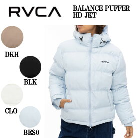 【RVCA】ルーカ 2024秋冬 レディース BALANCE PUFFER HD JKT ジャケット アウター ダウン スポーツ ジム スケートボード アウトドア キャンプ スノボ M/L 4カラー【正規品】