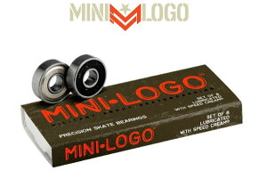 �yMINI LOGO�z�~�j���S MiniLogo Skateboard Bearings 8-PACK �x�A�����O �X�P�[�g�{�[�h �X�P�{�[ �p�[�c sk8 8��1�Z�b�g�y���K�i�z