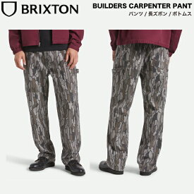 【BRIXTON】ブリクストン 2025秋冬 BUILDERS CARPENTER PANT メンズ カーペンターパンツ ボトムス 長ズボン カジュアル スケートボード ストリート アウトドア キャンプ 30/32/34【正規品】