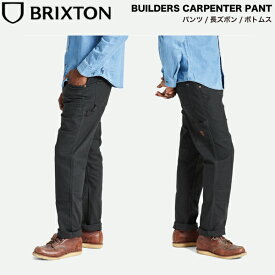 【BRIXTON】ブリクストン 2025秋冬 BUILDERS CARPENTER PANT メンズ カーペンターパンツ ボトムス 長ズボン カジュアル スケートボード ストリート アウトドア キャンプ 30/32/34【正規品】