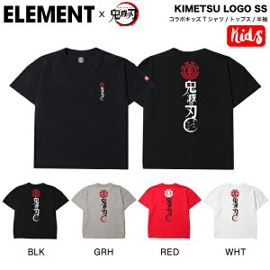 yELEMENTzGg KIMETSU LOGO SS Sł̐n LbY j̎q ̎q qǂ qp TVc  gbvX eB[Vc TEE  Aj TV o_C R{ XP[g{[h Xg[g 130/140/150/1