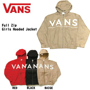 �yVANS�z�o���Y Full Zip Girls Hooded Jacket �����Y ���� �W���P�b�g �W�b�v�A�b�v�p�[�J�[ �A�E�^�[ �g�b�v�X ���� �A�E�g�h�A �X�g���[�g �L�����v S/M 3�J���[�y���K�i�z