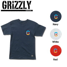 【GRIZZLY】グリズリー2017春夏 Coliseum 3D Tee メンズ 半袖Tシャツ TEE ティーシャツ スケートボード S・M・L 3カラー