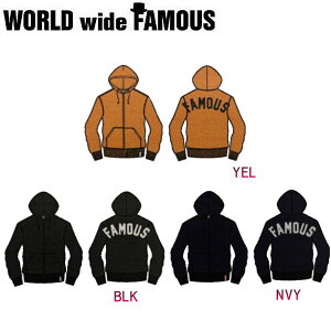 �yWORLD WIDE FAMOUS�z���[���h���C�h�t�F�C�}�X 2018�t�� ZP SW �����Y ���f�B�[�X �W�b�v�A�b�v�p�[�J�[ �g�b�v�X XS-2XL 3�J���[