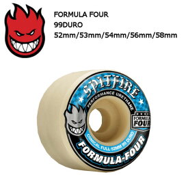 【SPIT FIRE】SPITFIRE WHEELS スピットファイア FORMULA FOUR 99DURO Conical Full ウィール スケートボード 52mm-58mm（4個1セット）【あす楽対応】