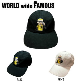 【WORLD WIDE FAMOUS】ワールドワイドフェイマス 2018秋冬 SNAKE-CAP メンズ レディース ローキャップ 帽子 2カラー