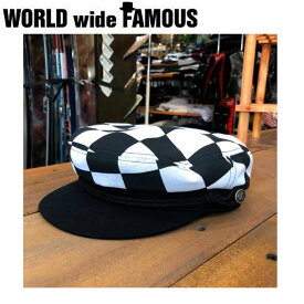 【WORLD WIDE FAMOUS】ワールドワイドフェイマス 2018春夏 CK MARIN レディース メンズ キャスケット 帽子 キャップ BLK