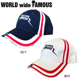 【WORLD WIDE FAMOUS】ワールドワイドフェイマス 2018春夏 FG CAP レディース メンズ 帽子 キャップ 2カラー