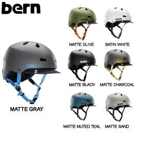 【BERN】バーン MACON VISOR メイコン バイザー メンズ ヘルメット プロテクター 耳あてなし スケート スノー 自転車 7カラー S/M/L/XL/XXL/XXXL【あす楽対応】