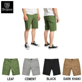 【BRIXTON】ブリクストン 2019春夏 TOIL II HEMMED SHORT メンズ ショートパンツ ハーフパンツ ズボン ボトムス 28・30・32・34・36 4カラー【正規品】【あす楽対応】