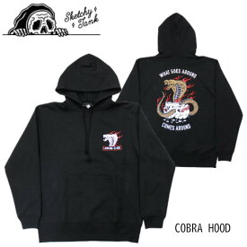 【SKETCHY TANK】スケッチータンク 2020秋冬 COBRA HOOD メンズ 長袖パーカー 2020HOLIDAY フーディー プルオーバー トップス M・L ・XL BLUCK ブラック【正規品】【あす楽対応】