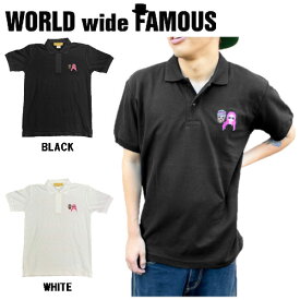 【WORLD WIDE FAMOUS】ワールドワイドフェイマス 2020春夏 ポロシャツ メンズ レディース トップス ストリート M・L【正規品】【あす楽対応】